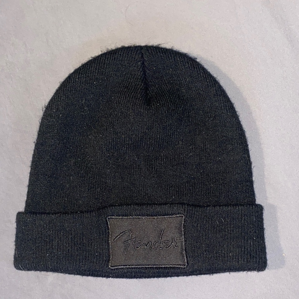 Fender Black Knit Beanie